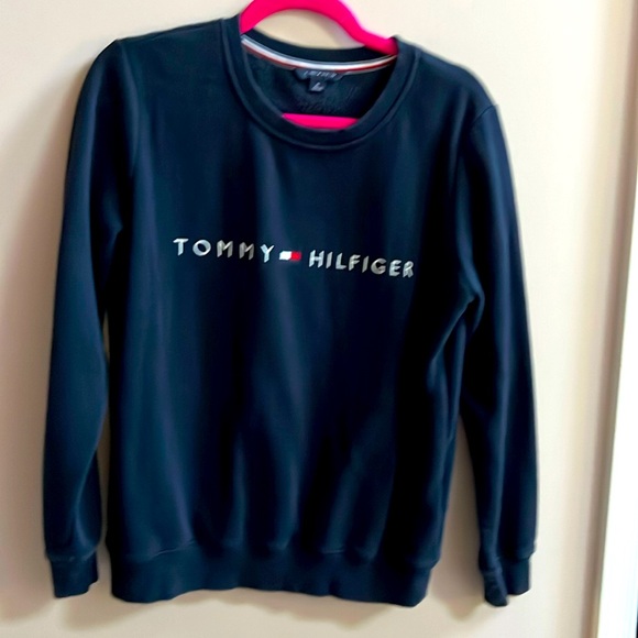 Tommy Hilfiger Other - Men’s Tommy Hilfiger Logo Navy Sweatshirt size Medium Great Condition